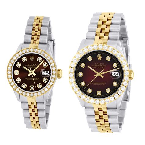 rolex his and hers jubilee bracelet